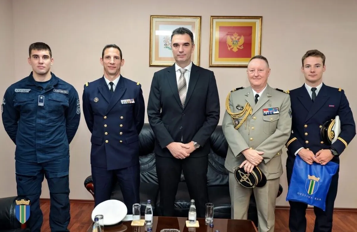 Rašketić primio komandanta broda Francuske ratne mornarice "CMT Capricorne"