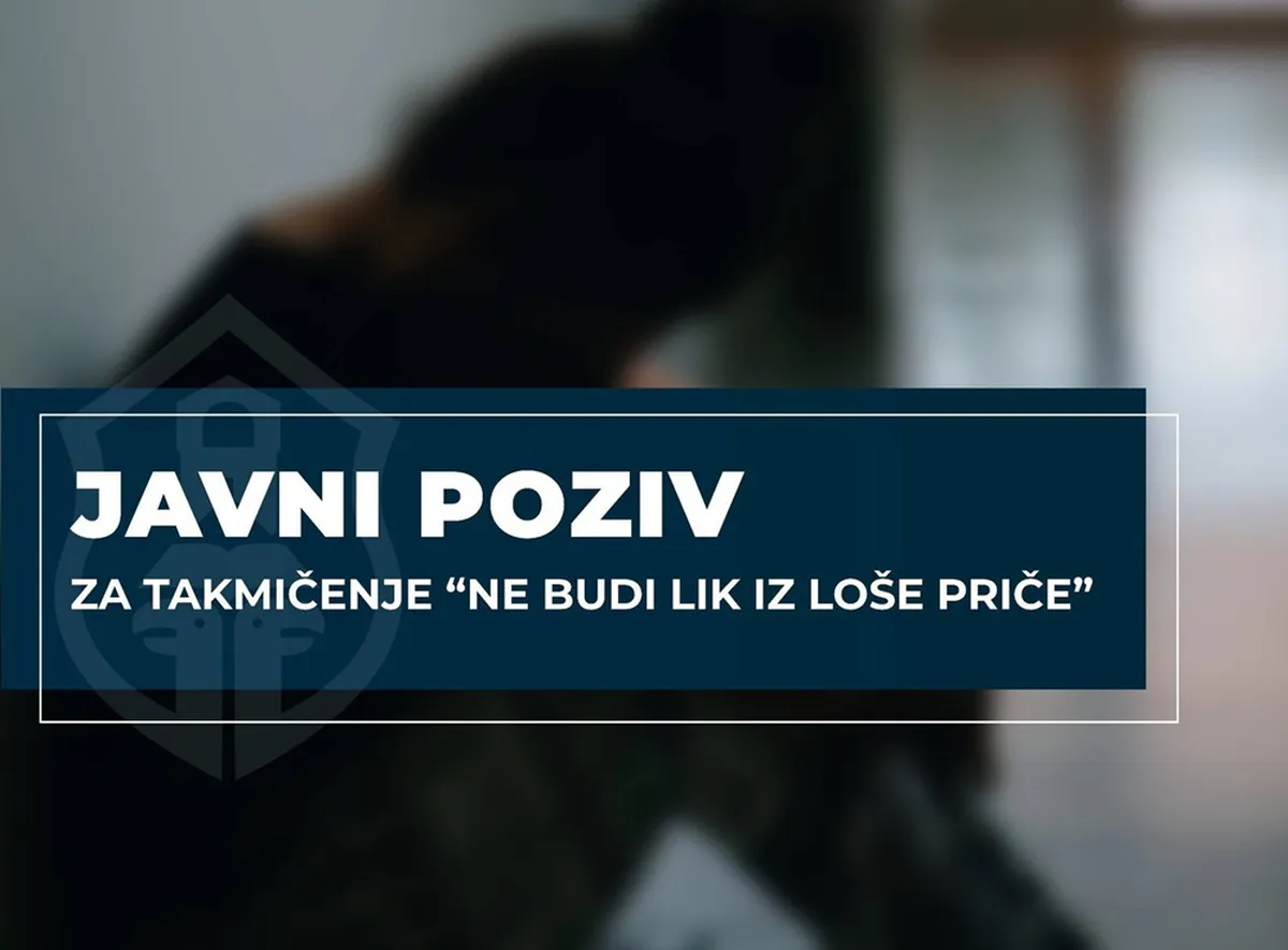 Raspisan konkurs „Ne budi lik iz loše priče“ povodom Međunarodnog dana borbe protiv nasilja
