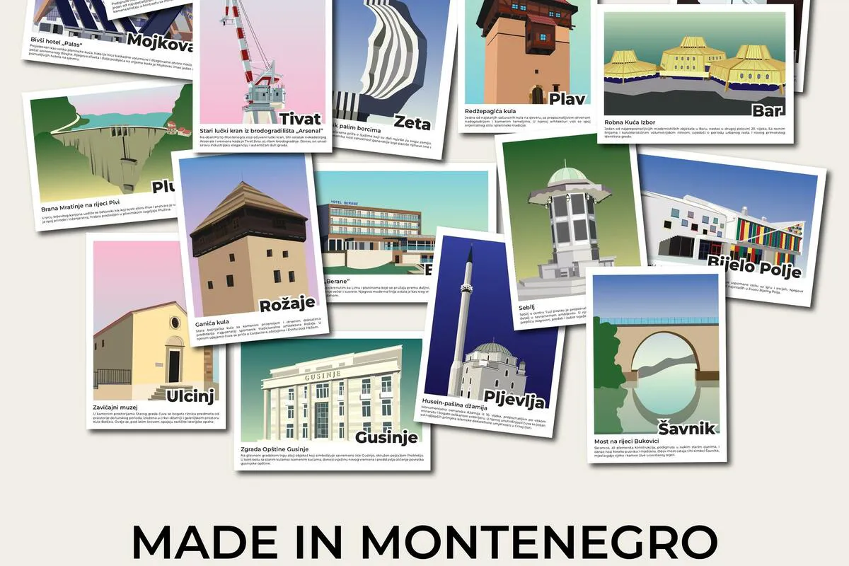 Razglednice kao mali vizuelni zapisi o prostoru Crne Gore