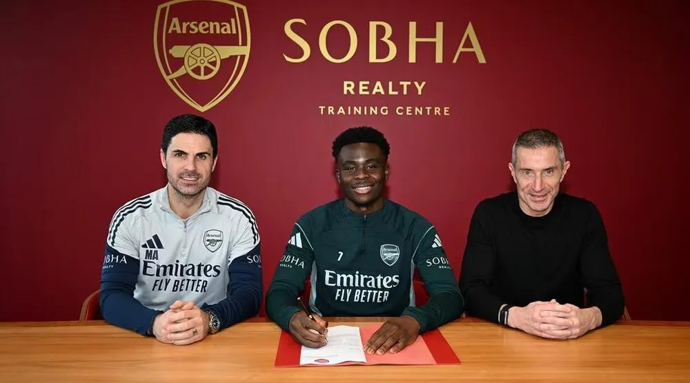 Saka postao najplaćeniji fudbaler Arsenala potpisavši ugovor do 2030. godine