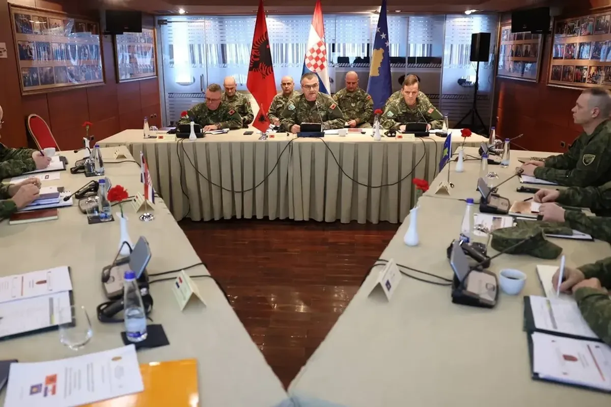 Sastanak čelnika vojski Albanije, Hrvatske i Kosova u Skadru