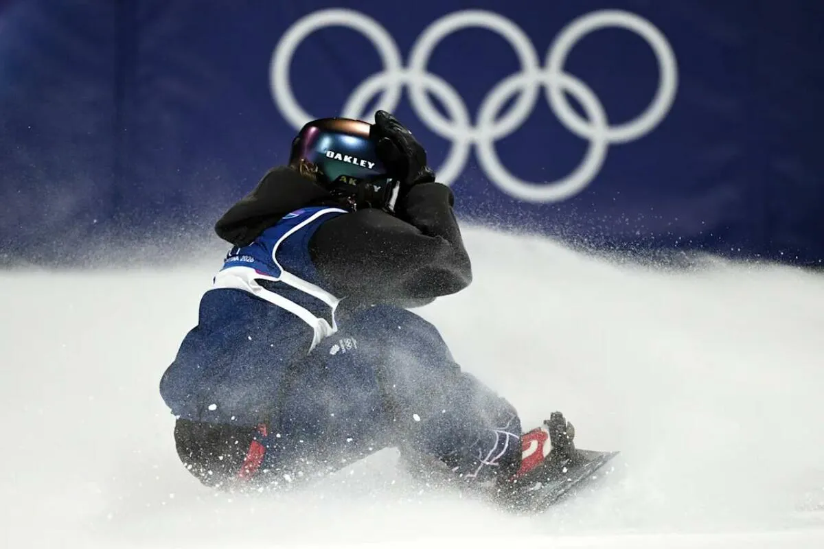 Snouborderka Mia Bruks sluša 'Pantera' pred takmičenje na Zimskim olimpijadama