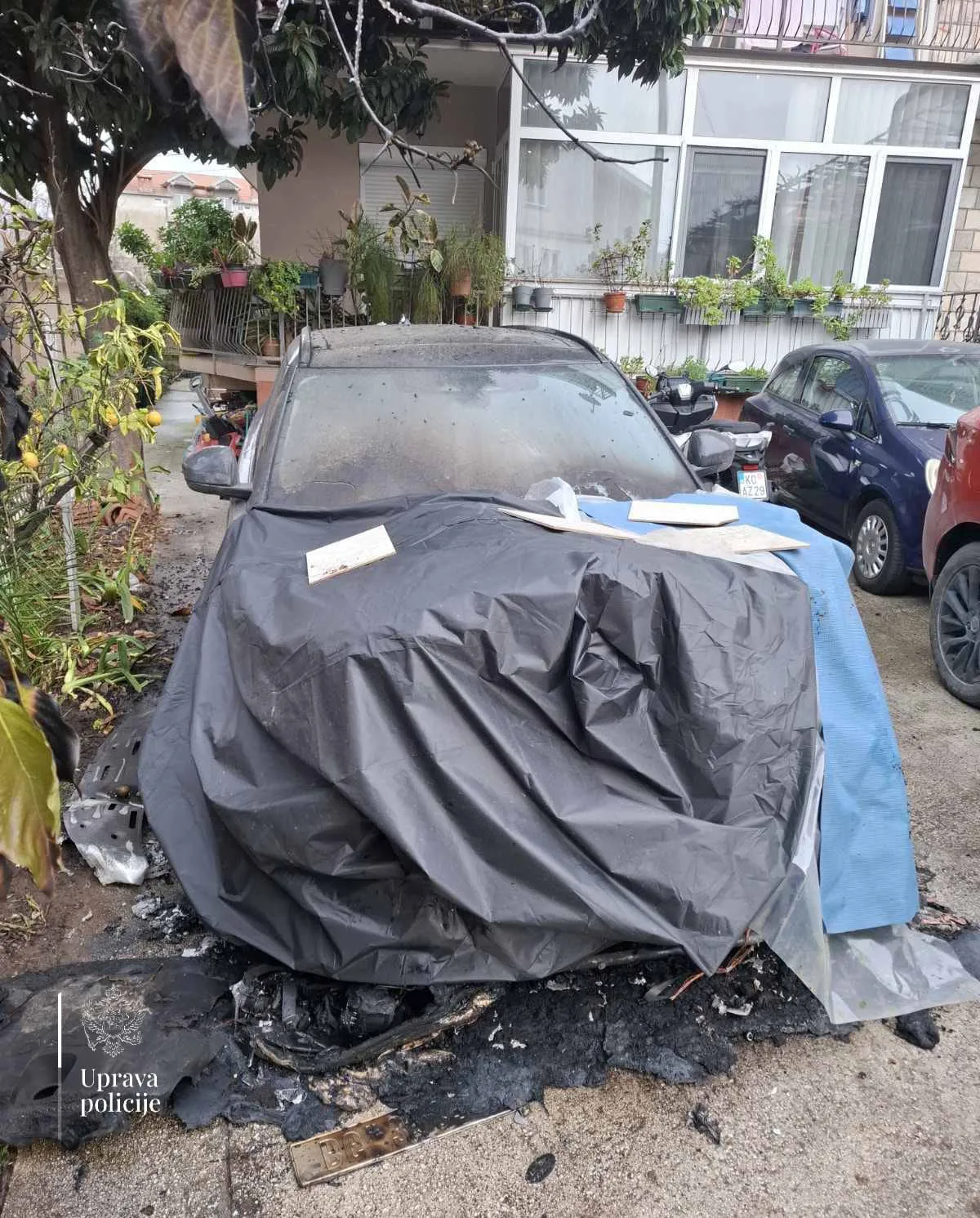 U Kotoru uhapšen Berač zbog paljenja vozila svještanika