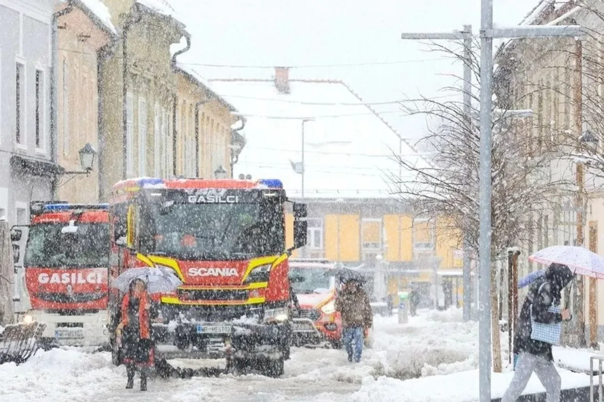U Mariboru proglašeno vanredno stanje zbog snježnog nevremena