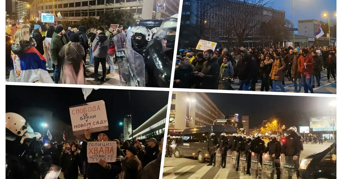 U Novom Sadu napadnuti novinar i građani, najmanje troje povrijeđenih