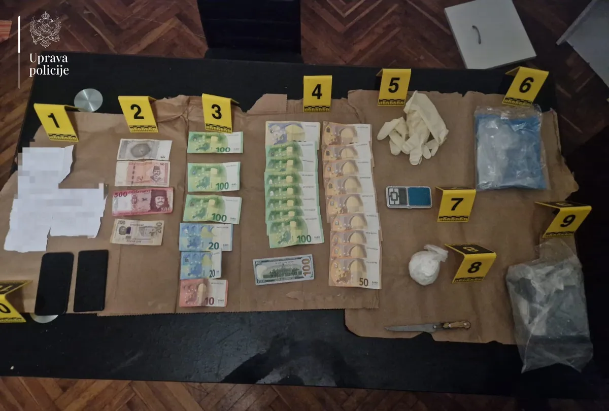 Uhapšeni R.R. i R.P. zbog trgovine drogom u Danilovgradu