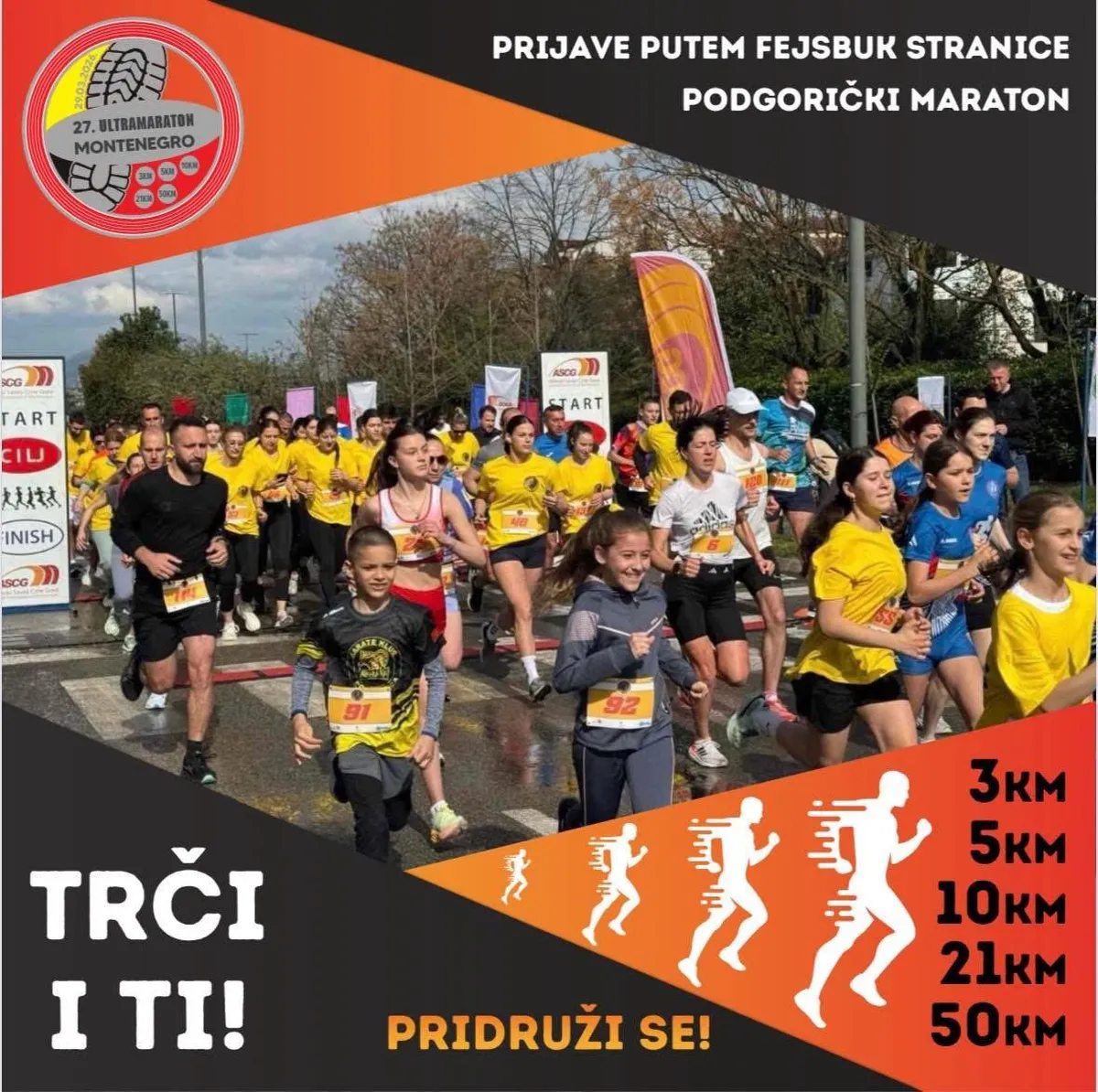 Ultramaraton Montenegro 2026: Praznik trčanja 29. marta ispod Ljubovića
