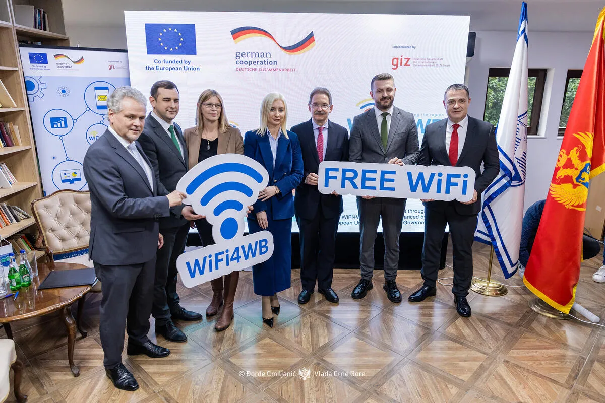 Uspostavljene besplatne Wi-Fi mreže u 24 opštine Crne Gore