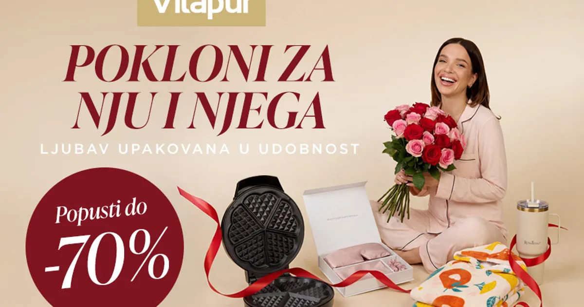 Vitapur nudi popuste do -70% za Dan zaljubljenih