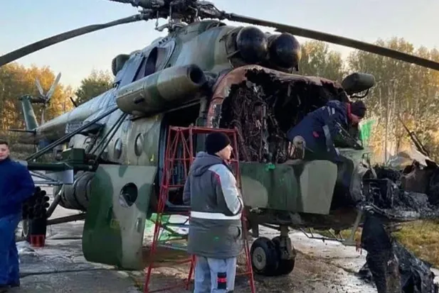 Vojni sud u Sibiru osudio maloljetnike na sedam godina zatvora zbog paljenja helikoptera