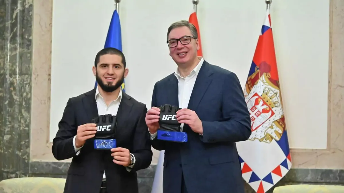 Vučić primio Makhacheva: Slavni ruski borac u posjeti Srbiji