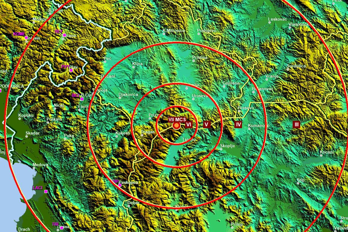 Zemljotres u Sjevernoj Makedoniji, osjetio se i u Crnoj Gori