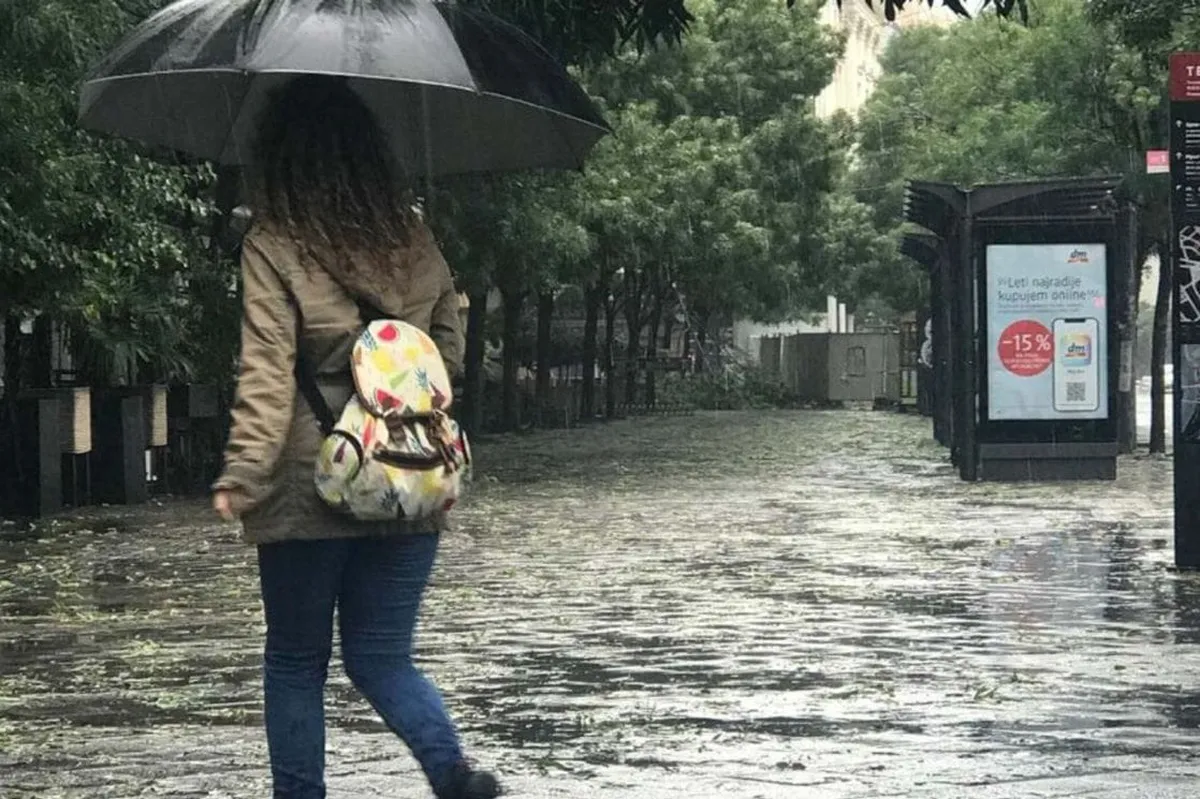 Žuti meteoalarm na snazi: Jaka kiša i nevrijeme tokom čitave sedmice