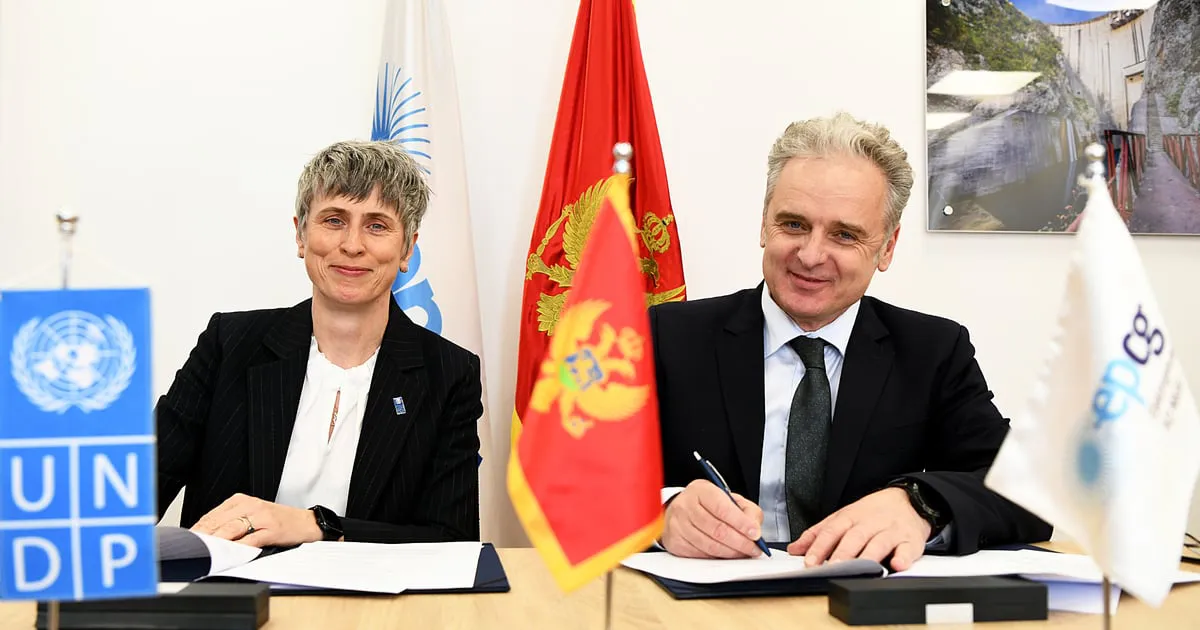 EPCG i UNDP jačaju strateško partnerstvo za zelenu tranziciju Crne Gore