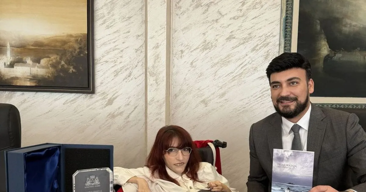 Prijem za Ivonu Medigović kod predsjednika Opštine Budva