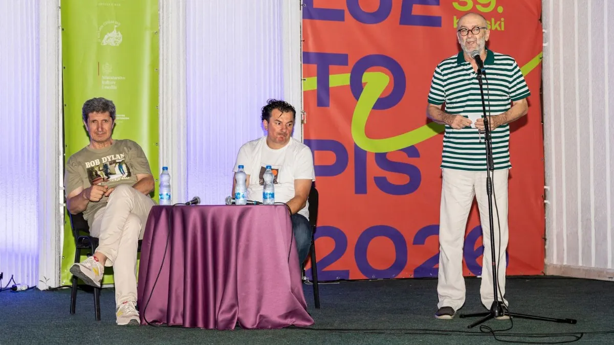 Ante Tomić i Enes Halilović otvorili književni program „Barskog ljetopisa“ Ante Tomić i Enes Halilović otvorili književni program „Barskog ljetopisa“