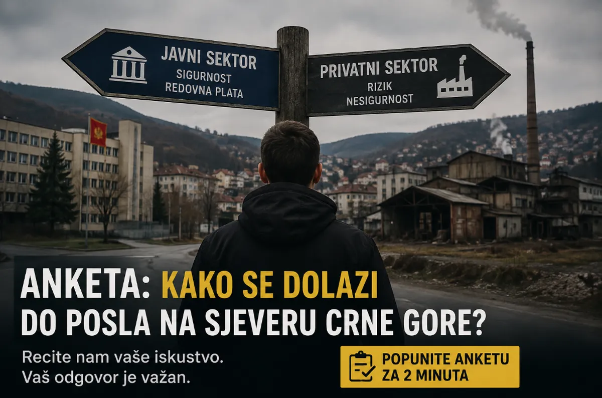 Anketa o zapošljavanju na sjeveru Crne Gore Anketa o zapošljavanju na sjeveru Crne Gore
