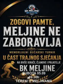 Bućarski turnir 'Meljine ne zaboravlja' posvećen Ljubu Pavloviću Bućarski turnir 'Meljine ne zaboravlja' posvećen Ljubu Pavloviću
