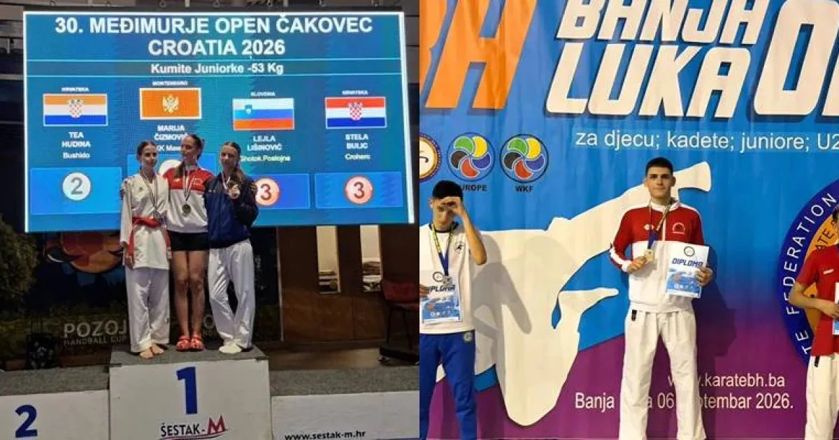 Karatistima Mawashija šest medalja u Hrvatskoj, pet u Bosni i Hercegovini Karatistima Mawashija šest medalja u Hrvatskoj, pet u Bosni i Hercegovini