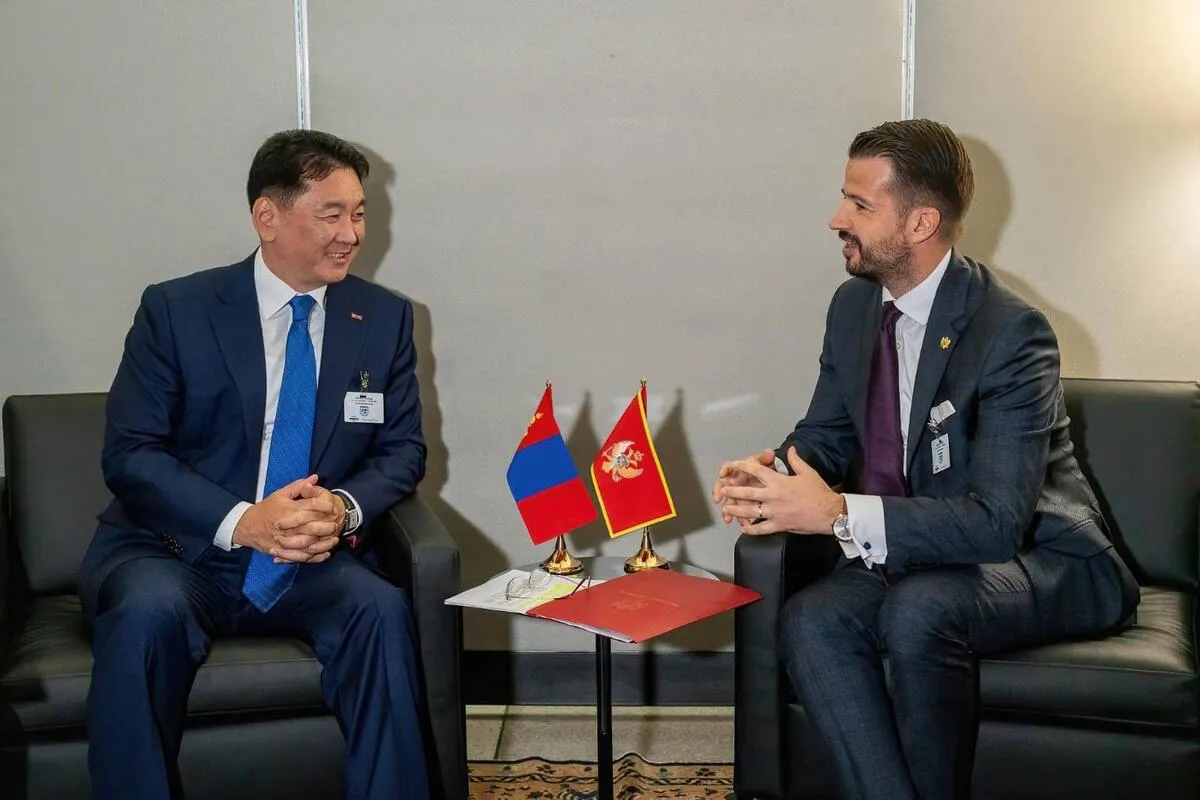 Milatović u prvoj državnoj posjeti Mongoliji Milatović u prvoj državnoj posjeti Mongoliji