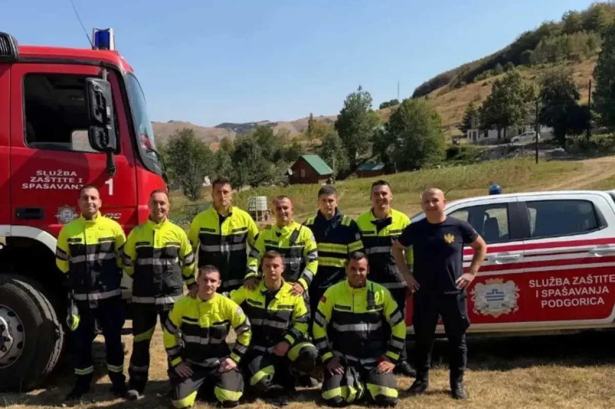 Podgorički vatrogasci lokalizovali požare u Šavniku