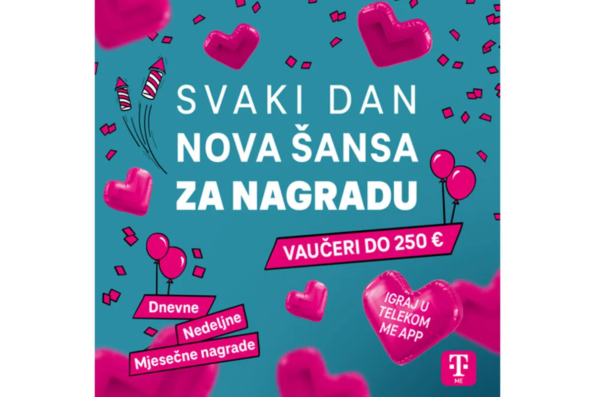 Septembar počinje igrom: Telekom nagradna igra donosi vaučere do 250 eura Septembar počinje igrom: Telekom nagradna igra donosi vaučere do 250 eura