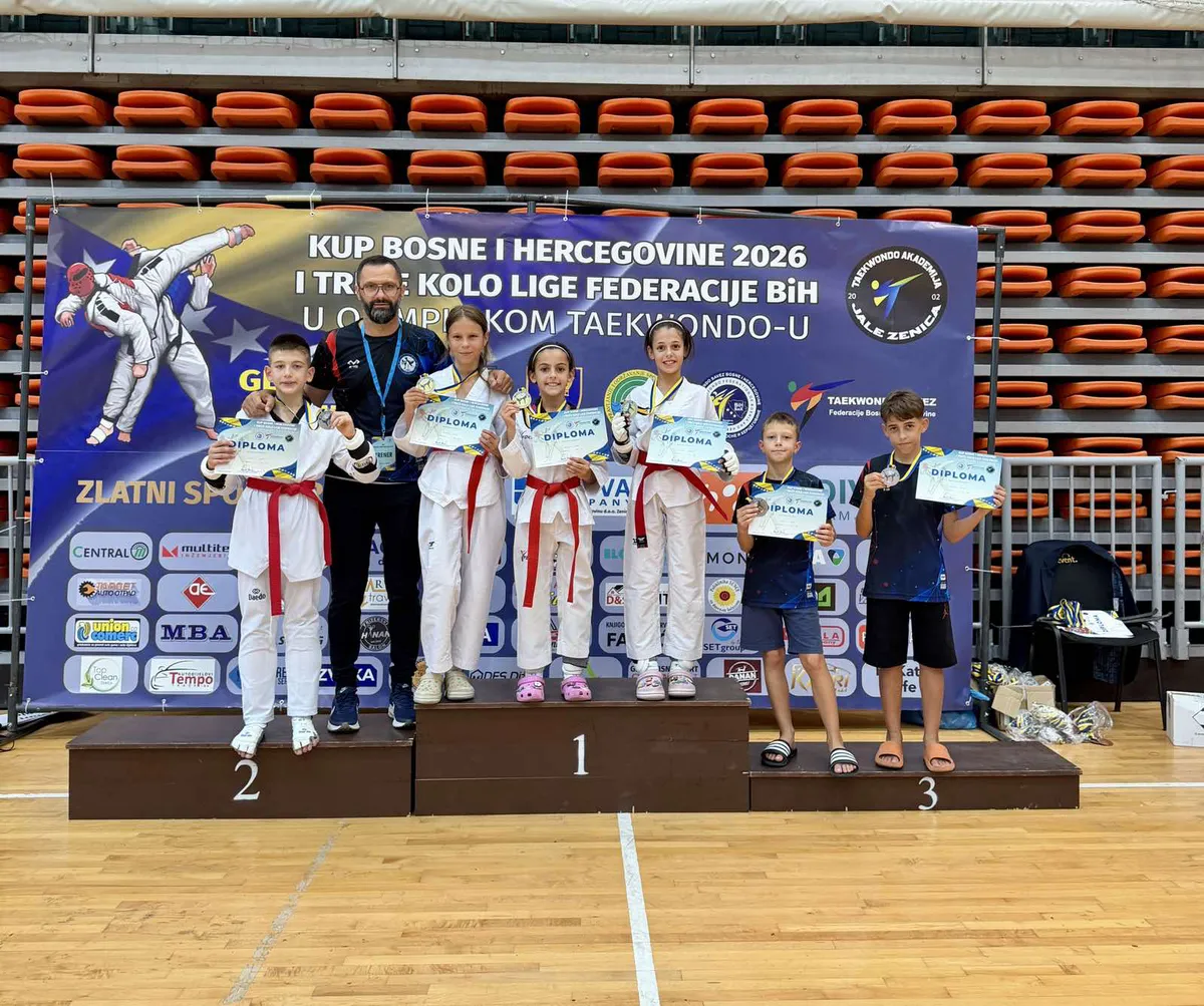 Taekwondo klub Ulcinj trijumfovao na 'Bosnia Cup 2026' Taekwondo klub Ulcinj trijumfovao na 'Bosnia Cup 2026'