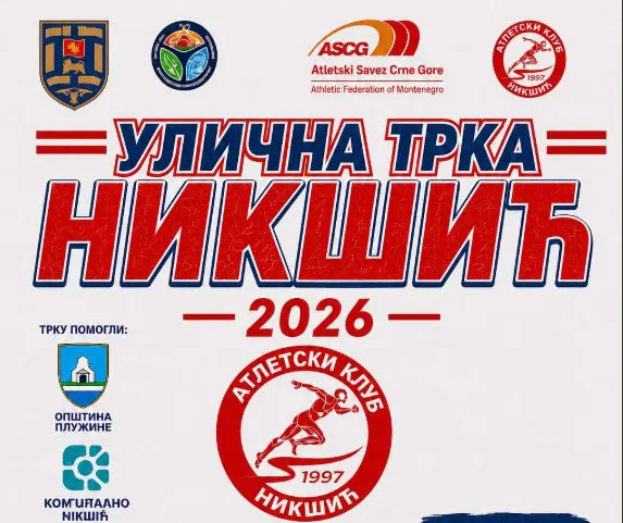 U subotu ulična trka „NIKŠIĆ - 2026“ U subotu ulična trka „NIKŠIĆ - 2026“